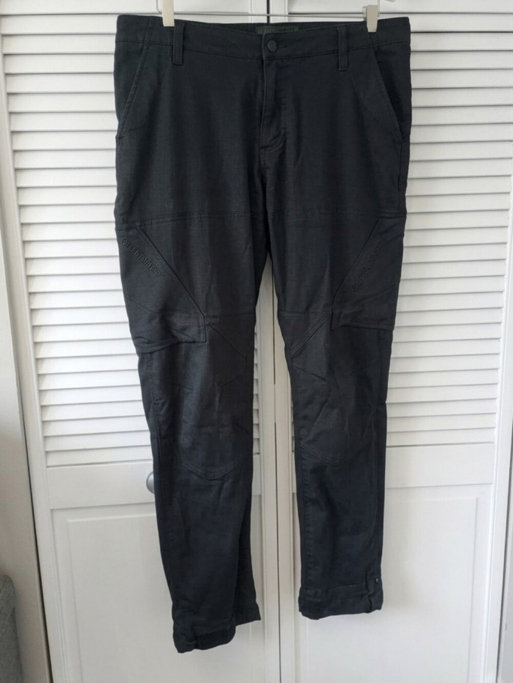 Duer Black Cargo Joggers